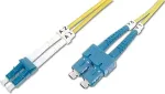 Digitus LWL Patchkabel LC -> SC 10.00m Singlemode Duplex OS2
