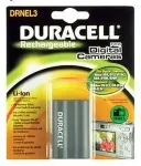 Duracell DRNEL3, Lithium-Ion (Li-Ion), 1400 mAh, Digital camera, 7.4 V, Black, 55 mm