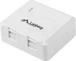 LANBERG EMPTY SURFACE MOUNTING BOX FOR 2-PORT KEYSTONE