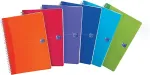 Oxford Spiraalk&ouml;itega kaustik My colours A5, ruut, 90 lehte