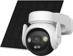Imou IP-kaamera AOV PT KIT 2.4GHz Wi-Fi ja 4G 5MPx p&auml;ikesepaneeliga ja 64GB m&auml;lukaardiga