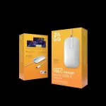 Hiir Zagg Wired USB-C Mouse Apple Education Silver UK