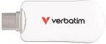 M&auml;lukaart VERBATIM USB-Stick 128GB 3.2 Typ C Plectra Flash Drive white
