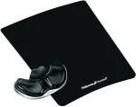 Fellowes Memory Foam Gliding Palm Support Mouse Pad, black