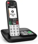 Telefon GIGASET Laua Gigaset EASY 500A analoog/DECT helistaja nimi ja identifitseerimine Black, Silver