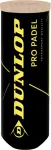 Dunlop Padel tennis ball PRO PADEL 3-pet FIP approved
