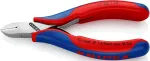KNIPEX electronics diagonal cutters 77 02 115, cutting pliers (red/blue, length 115mm)