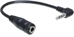 DELOCK Klinkekabel 3,5mm -> 2,5mm 90&deg; Bu/St 0.14m