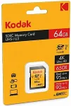 M&auml;lukaart KODAK SD 64GB UHS-I U3 V30 Ultra