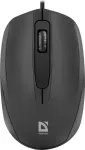 Hiir Defender MOUSE ALPHA MB-507 OPTICAL 1000dpi 3P BLACK SILENT CLICK