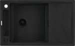 Deante 1-bowl magnetic granite sink with drainer