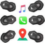FreedConn T-MAX S V4 PRO SINGLE motorcycle intercom Black