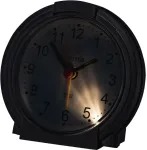 HAMA Alarm Clock Classic silent black/white 186335
