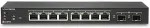 SonicWall Switch SWS12-8 - Switch - managed - 8 x 10/100/1000 + 2 x Gigabit SFP - Desktop