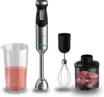 Cecotec Power Pulsar 2300MAX Cream&Crrush Immersion blender 2300 W Black, Stainless steel