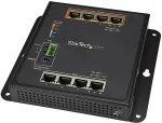 Startech .com 8-Port (4 PoE+) Gigabit Ethernet Switch - Managed - Wall Mount with Front Access - Switch - verwaltet - 4 x 10/100/1000 + 4 x 10/100/1000 (PoE+) - wandmontierbar - PoE+ (120 W) - Gleichstrom