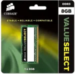 M&auml;lu CORSAIR Value Select - DDR3L - 8 GB - SO-DIMM, 204-polig - 1333 MHz / PC3-10600 - CL9 - 1.35 / 1.5 V - ungepuffert - nicht-ECC (CMSO8GX3M1C1333C9)