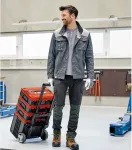 Einhell E-Case Tower system case, tool trolley (black/red, 1x E-Case L, 2x E-Case S)