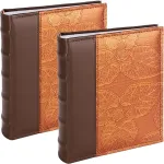 Victoria Collection Album B 10x15/200M Leaf, kuldne 2tk