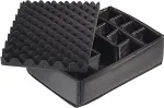 B&W Outdoor Case Type 5000 yellow with partition insert