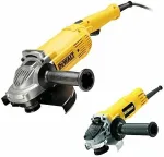 Dewalt ZESTAW SZLIFIEREK 125MM 900W + 230MM 2200W