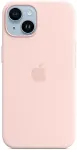 APPLE - Hintere Abdeckung f&uuml;r Mobiltelefon - kompatibel mit MagSafe - Silikon - Chalk Pink - f&uuml;r iPhone 14 (MW5V3ZM/A)