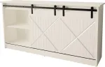 Cama MEBLE Chest of drawers 160x80x35 GRANERO white/gloss white