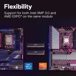 M&auml;lu CRUCIAL 64 GB Pro Overclocking [2x32GB 6400MHz DDR5 CL40 UDIMM]