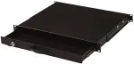 Digitus Schublade 1HE 483mm schwarz abschlie&szlig;bar
