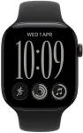 APPLE I&scaron;manusis laikrodis Watch Series 12 GPS 42mm Juodas Aliuminio Case with Juodas Sport Band - S/M