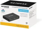 Netgear GS308E Managed L2/L3 Gigabit Ethernet (10/100/1000) Black
