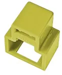 ALANTEC Blokada wtyku RJ45 przed nieautoryzowanym wypięciem, kolor ż&oacute;łty (opakowanie 24 szt. + klucz)