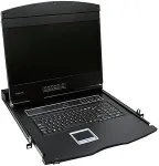 Logilink KVM Console with 19" LCD Screen, VGA, German keyboard layout