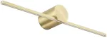 No name WALL LED LIGHT MODERN SLIM M IP44 GOLD