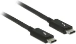 DELOCK - Thunderbolt-Kabel - USB Typ C (M) bis USB Typ C (M) 5 A - 1,0m - 4K Unterst&uuml;tzung - Schwarz (84845)