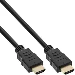 INLINE HDMI 1.4 mit Ethernet 17003P - HDMI 1,4 Kabel - HDMI 19pol (M) - HDMI 19pol (M) - 3 m - schwarz