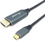 EQUIP Adapter USB-C->HDMI2.0 St/St 4K/ 60Hz 1.00m PVC