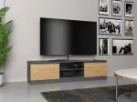 TOP E SHOP Topeshop RTV 140 ANTR/ARTIS TV stand/entertainment centre 2 shelves