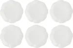 LA PORCELLANA BIANCA Set of 6 Villadeifiori dinner plates - White, 26 cm