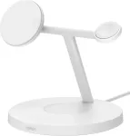 Belkin BoostCharge Pro 3-in-1 Qi2 Wireless Charging Station, white
