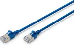 Digitus Patchkabel CAT 6A F/FTP Slim 0,30m blau