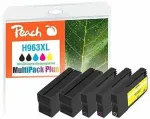 Tooner Peach tintimust HP Nr.963XL MultiPack Plus OEM reset 2x must, ts&uuml;aan, magenta, kollane taaskasutatud