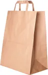 No brand Paberkott lamedate pabersangadega, 26 x 15,5 x 34 cm, 90 g / m 2,16 l, pruun, 1tk, 20 tk