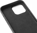 Mujjo Kaitse&uuml;mbris kaarditaskuga Apple iPhone 16 Pro Max, must, MagSafe, naturaalsest nahast,