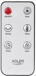 Adler | Tower Fan Heater with Timer | AD 7738 | Ceramic | 2000 W | Number of power levels 2 | Suitable for rooms up to 25 m&sup2; | White