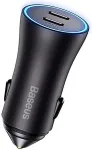 Baseus CGJP000013 mobile device charger Universal Grey Cigar lighter Fast charging Auto