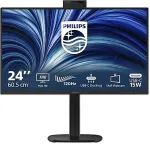 Monitor MMD - PHILIPS 60,5 cm (23.8") 1920 x 1080 Pixel Philips 24B2U3301H/00 16:9 Full HD IPS 4 ms 120 Hz DisplayPort HDMI USB-Hub Pivot Height VESA Speaker