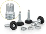 Triton Set of leveling feet for rack, adjustable
