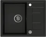 QUADRON Plautuvė MORGAN 116 HB8210U7-BS juoda/plieno