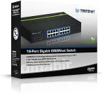 TRENDnet Switch 16 Port Gbit Desktop Metall